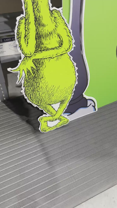 Mean One Birthday, Christmas First Birthday Backdrop, Props, Cut outs Foamboard, Merry Grinchmas Items sold Separately