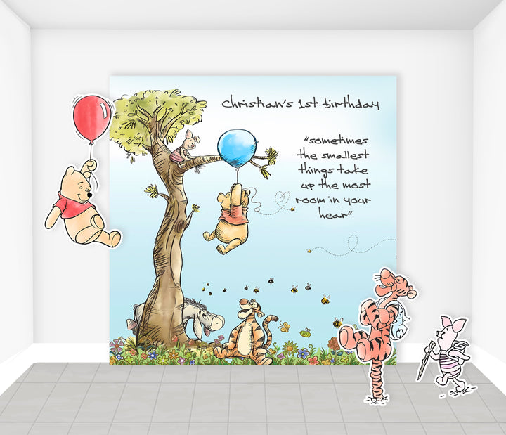 CLASSIC WINNIE Cutout Decor Winnie The Pooh, Winnie the Pooh Baby Shower, Birthday Party,