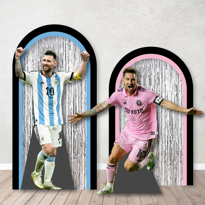 LIONEL MESSI Inspired Backdrop, Props, Life-Size Messi Prop. Soccer Birthday.Messi Themed Event.Messi Photo Booth, Items sold Separately