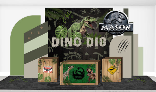 Inspired Jurassic Park Birthday Party Foam Board Cut Outs, T Rex Birthday Props, Jurassic World Backdrop Foam Board. Items sold Separately.