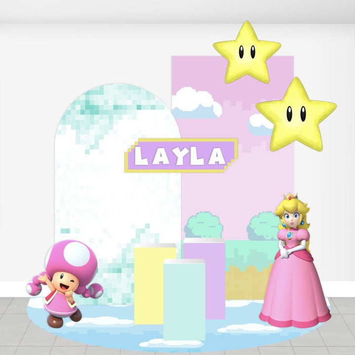 Characters/Custom PROPS Cutouts in Foam Board for Birthday Parties, Decorations, Backdrops, Inspired Mario Background theme party