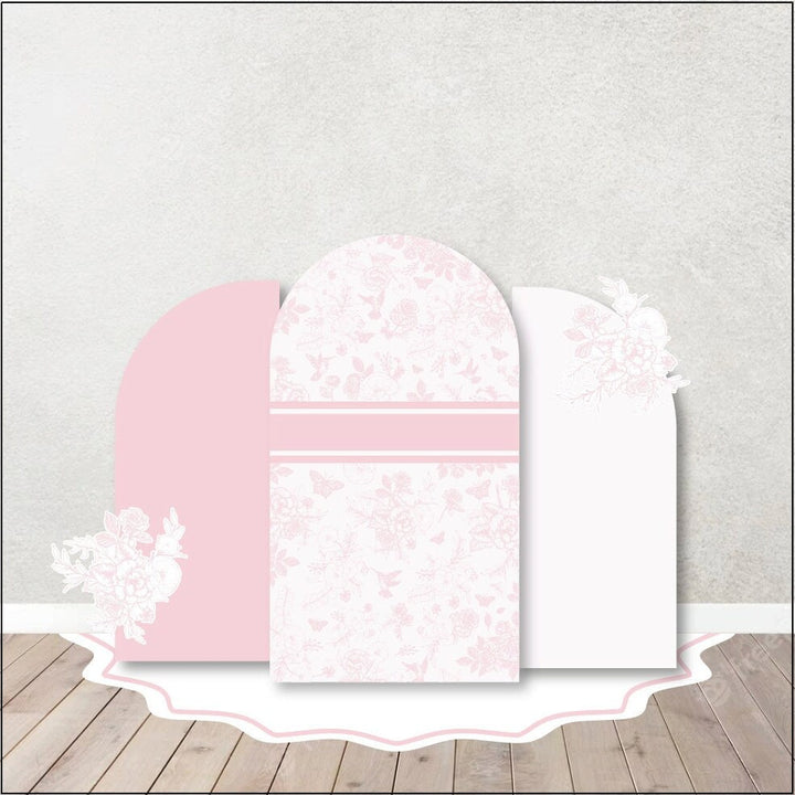 Pink|Blue Toile Vintage Backdrops, Welcome Signs, Props for Baby Showers,Weddings| Custom Toile Print. Items sold Separately