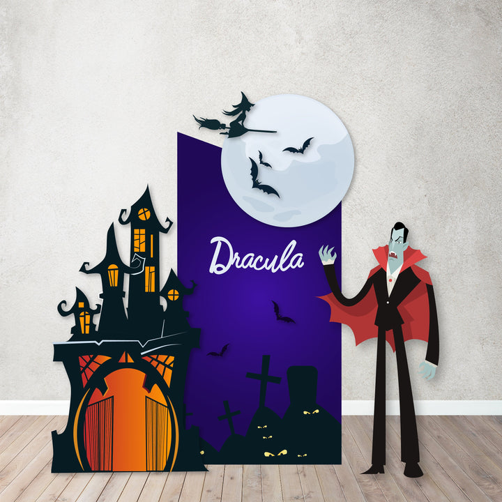 Halloween Characters Props Cutouts in Foam Board. Happy Halloween Backdrops, Zombie monster,Dracula, The Mummy, Frankenstein, Trunk-or-Treat