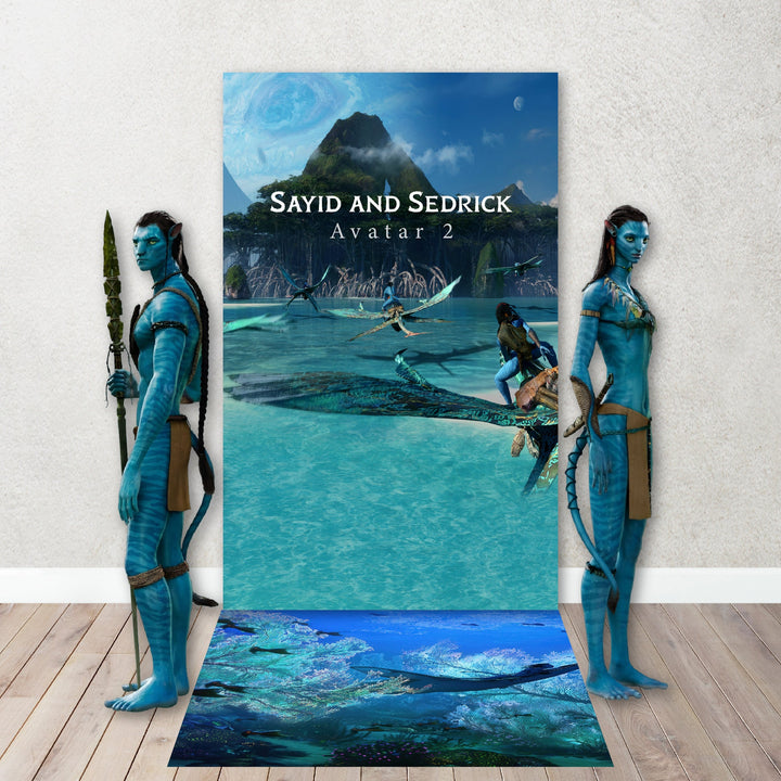 Avatar Inspired Theme Party Backdrops,Cut Out,Background.The Way of Water Movie Inspired. Jake Sully| Neytiri Inspired.Items sold Separately