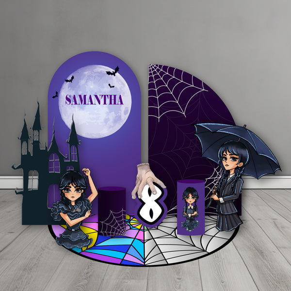 Halloween Characters Props Cutouts in Foam Board. Inspired Wednesday Addams Nevermore Themed | Addams Family Party, Items sold Separately.