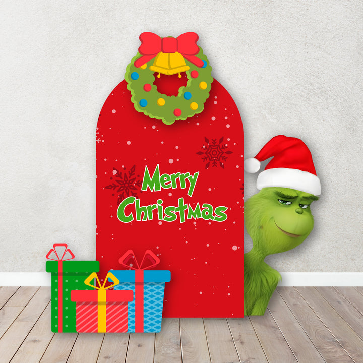 Mean One Birthday, Christmas First Birthday Backdrop, Props, Cut outs Foamboard, Grinch, The Grinch, Merry Grinchmas Items sold Separately