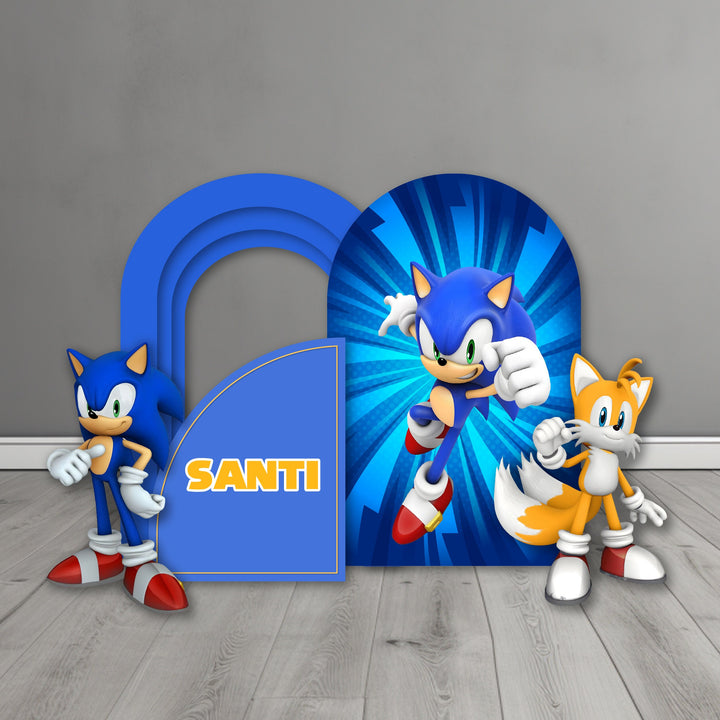 Inspired Sonic Props Cutouts Foam Board. Inspired Sonic the Hedgehog Kids Party Backdrop , Background Party Decor Items sold Separately