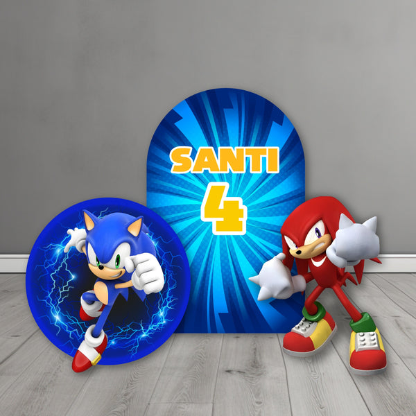 Inspired Sonic Props Cutouts Foam Board. Inspired Sonic the Hedgehog Kids Party Backdrop , Background Party Decor Items sold Separately