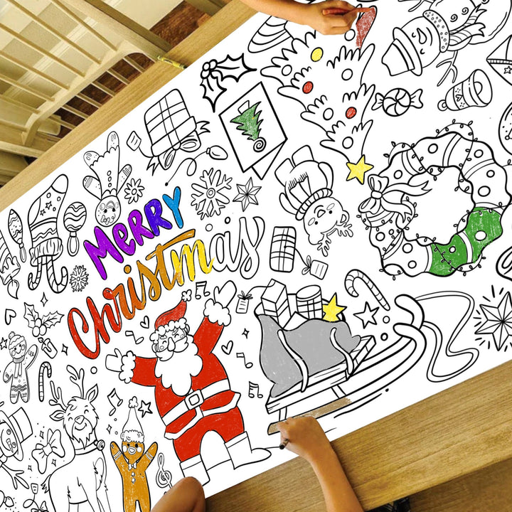 GIANT Coloring Poster Collaborative Coloring Poster for the Classroom | School Counselor Bulletin Board Giant Coloring Poster Mural for Kids