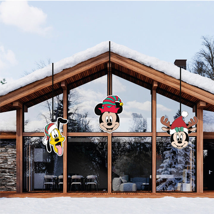 Inspired Mickey and Friend Christmas Lawn Signs, Christmas Yard Signs, Outdoor Lawn Decorations,Christmas Yard Decor Items sold Separately