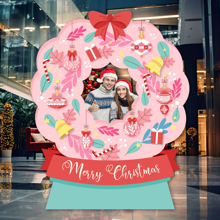 Christmas Photo Booth Frame,| Merry Christmas Photo Booth. Christmas PhotoBooth Frame. Life Size Photo Booth Frame