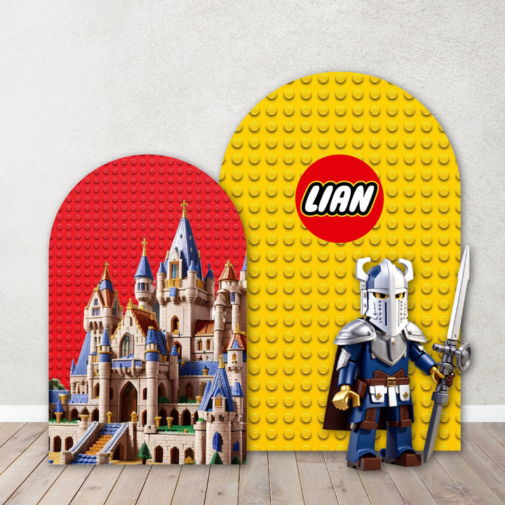 Inspired Lego Party Backdrops, Props Foam Board, Building Brick Decorations for Birthday,Building Blocks Heads party.Items sold Separately