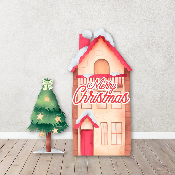 CORPORATE happy holidays party Backdrop Foam Board .Christmas Backdrop. Corporate Christmas Background. New Years Eve corporate event.