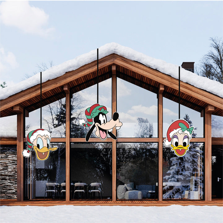 Inspired Mickey and Friend Christmas Lawn Signs, Christmas Yard Signs, Outdoor Lawn Decorations,Christmas Yard Decor Items sold Separately