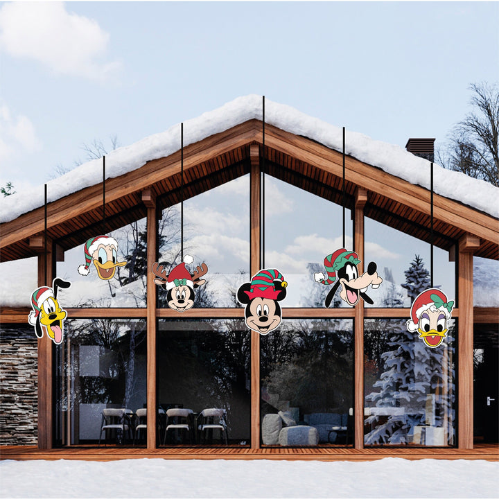 Inspired Mickey and Friend Christmas Lawn Signs, Christmas Yard Signs, Outdoor Lawn Decorations,Christmas Yard Decor Items sold Separately