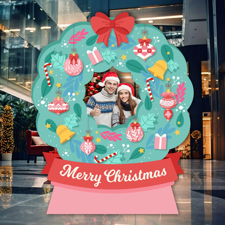 Christmas Photo Booth Frame,| Merry Christmas Photo Booth. Christmas PhotoBooth Frame. Life Size Photo Booth Frame