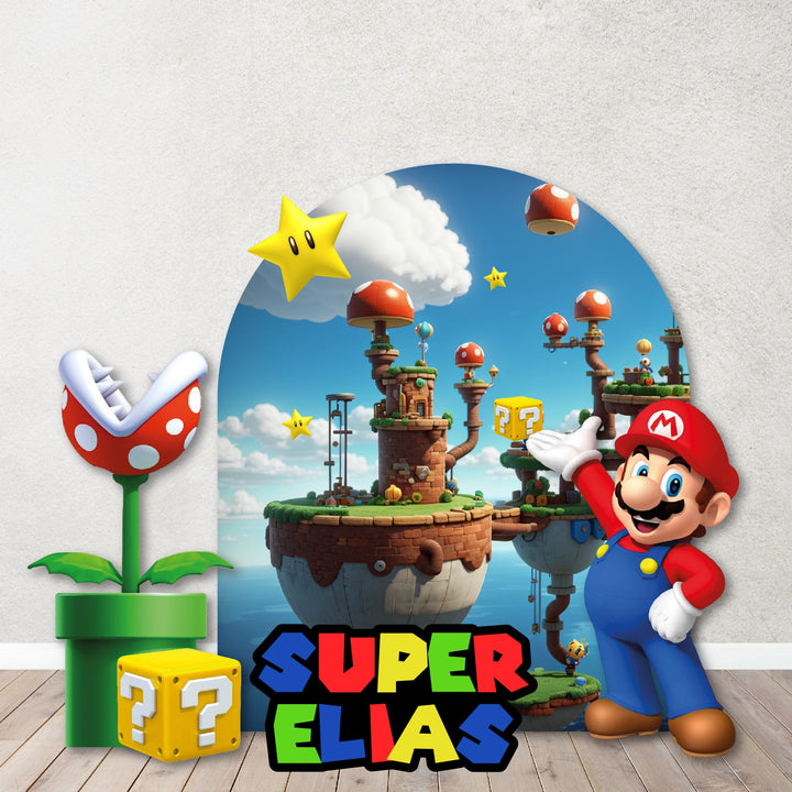 Characters/Custom PROPS Cutouts in Foam Board for kids Birthday Decoration Backdrops,Inspired Mario theme party Custom Studio Props