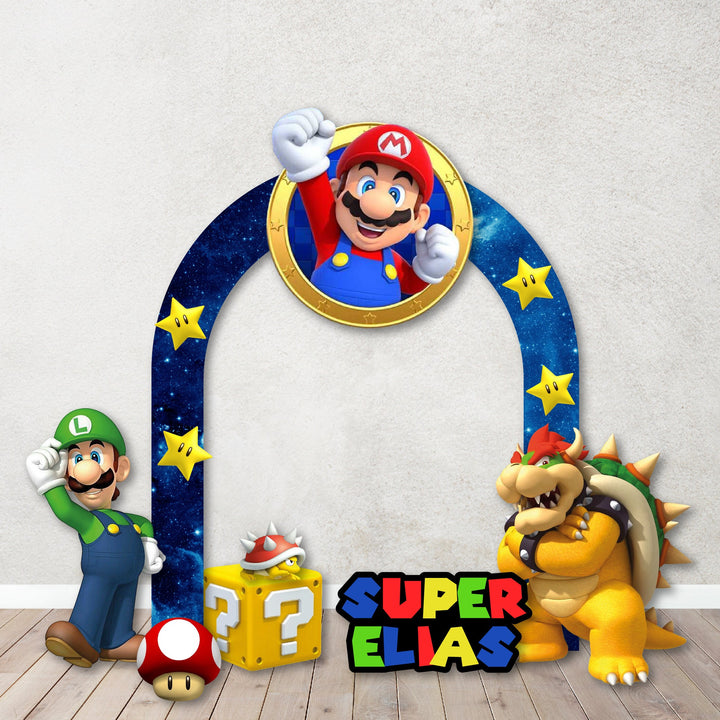 Characters/Custom PROPS Cutouts in Foam Board for kids Birthday Decoration Backdrops,Inspired Mario theme party Custom Studio Props