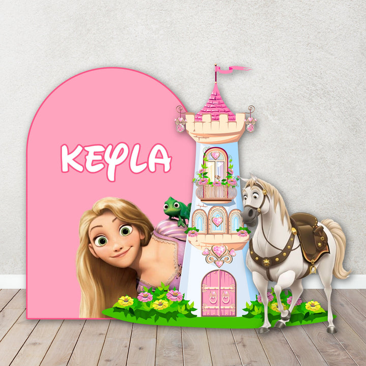 Characters/Custom PROPS, Cutouts, Princess Backdrops in Foam Board. Girls Birthday theme party decor, Brave, Tangled, My little Pony