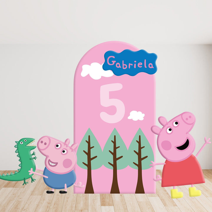 Characters/Custom PROPS Cutouts in Foam Board for Birthday Parties, Decorations, Backdrops, Inspired Peppa Pig theme party