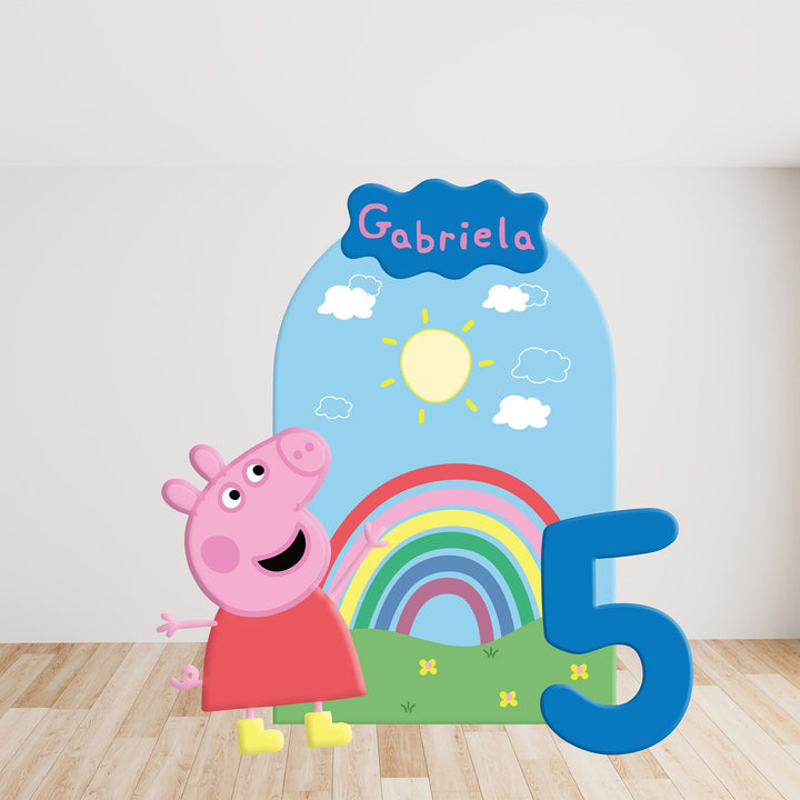 Characters/Custom PROPS Cutouts in Foam Board for Birthday Parties, Decorations, Backdrops, Inspired Peppa Pig theme party