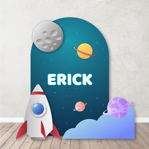 Personalized Space Themed Party Foam Board, Astronaut Foam Board, Out Of This World Car, Space, Rocket Party Theme Birthday Decoration