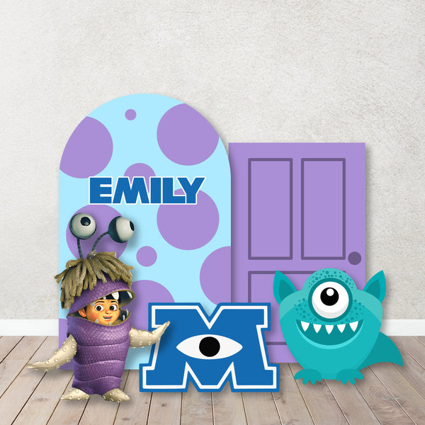 Characters Monster PROPS Cutouts Foam Board for Birthday Parties, Decorations, Backdrops, Boo theme party.Items sold Separately