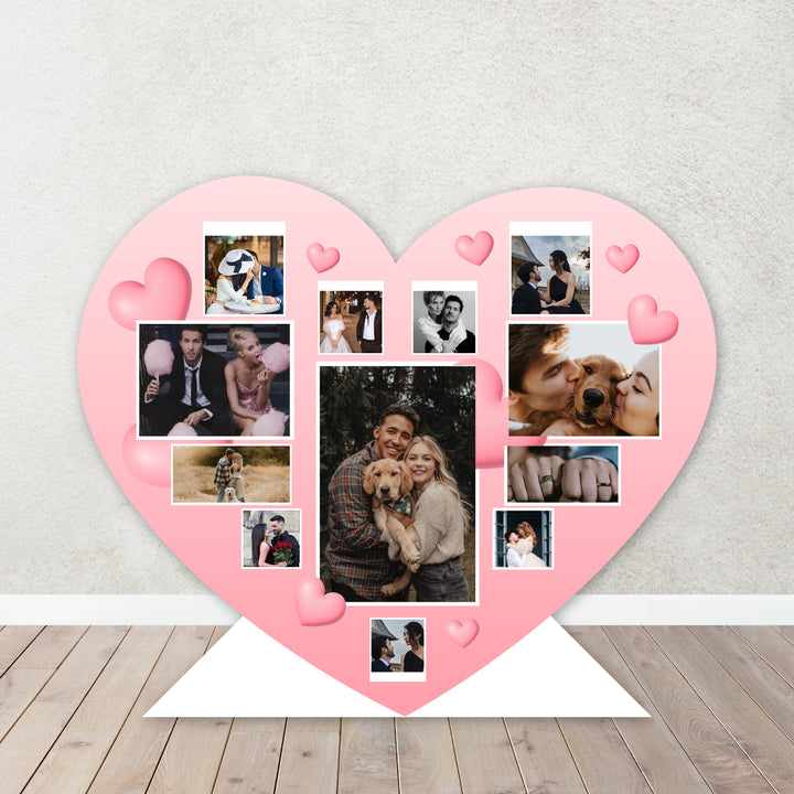Jumbo San Valentine's Day Heart PROP in Foam Board | Picture collage heart board, Decorations, Valentines, Galentine's Day.
