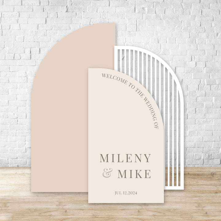 Wedding Seating Chart Large Arch Seating Chart Arched Panel Entrance Sign Foam Board Custom text, color, Light Weight Indoor use