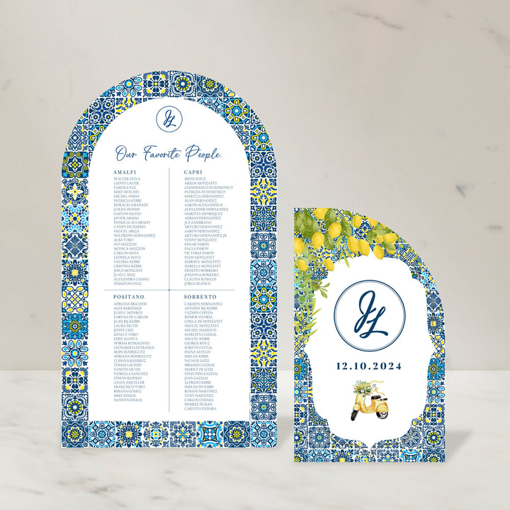 Arch Seating Chart Large Wedding Seating Chart Arched Panel Entrance Sign Foam Board Custom text, color, Light Weight Indoor use