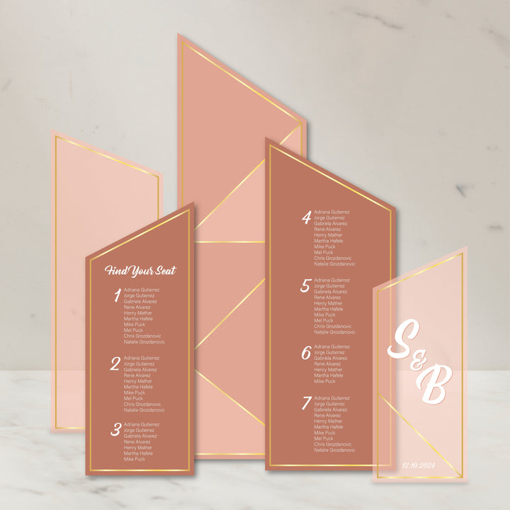 Arch Seating Chart Large Wedding Seating Chart Arched Panel Entrance Sign Foam Board Custom text, color, Light Weight Indoor use