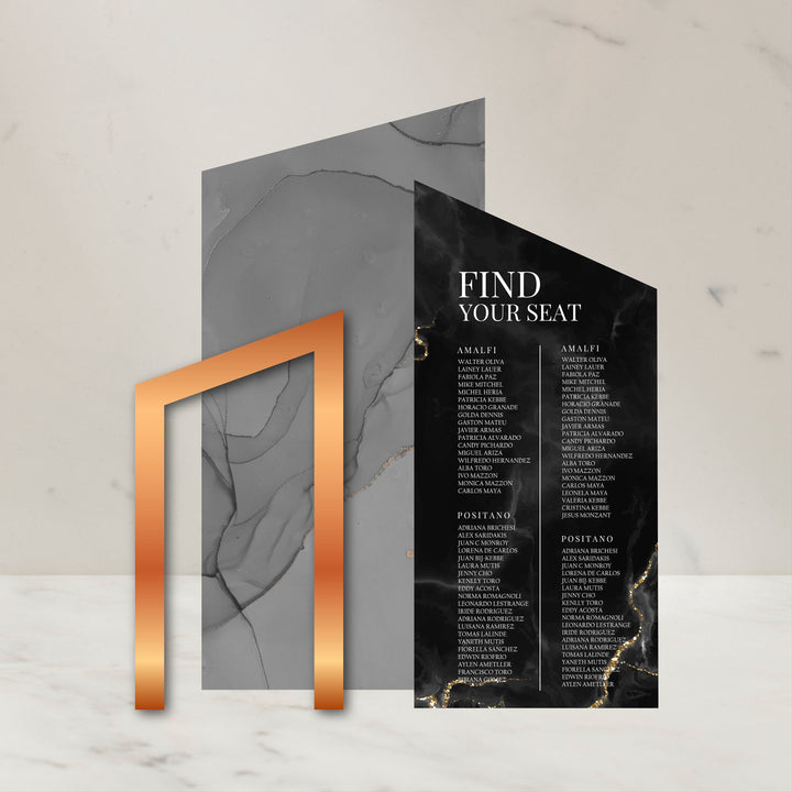 Arch Seating Chart Large Wedding Seating Chart Arched Panel Entrance Sign Foam Board Custom text, color, Light Weight Indoor use