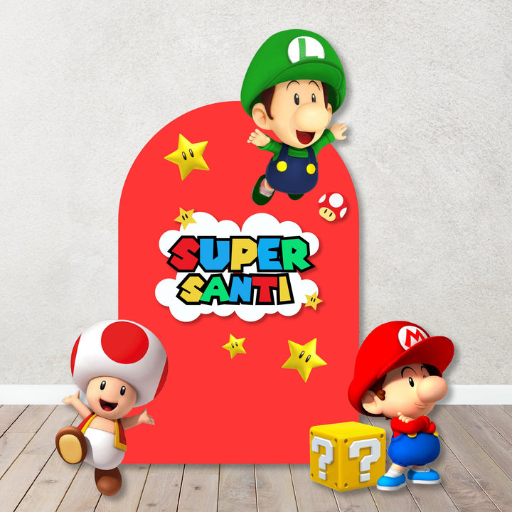 Characters/Custom PROPS Cutouts in Foam Board for Birthday Parties, Decorations, Backdrops, Inspired Baby Mario Baby Luigi theme party
