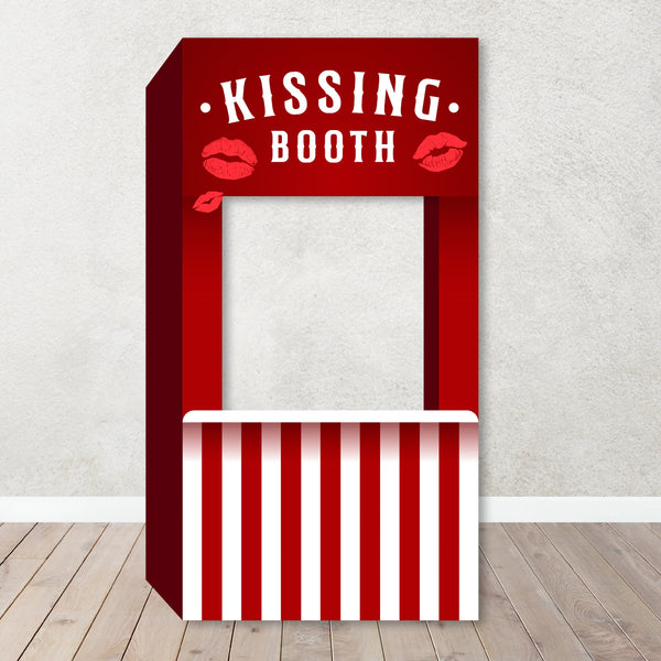 San Valentine's|Galentine's Day Box Photo Booth No Backing. Life Size Heart Photo Booth. Kissing Booth V-day Celebration Photo Booth