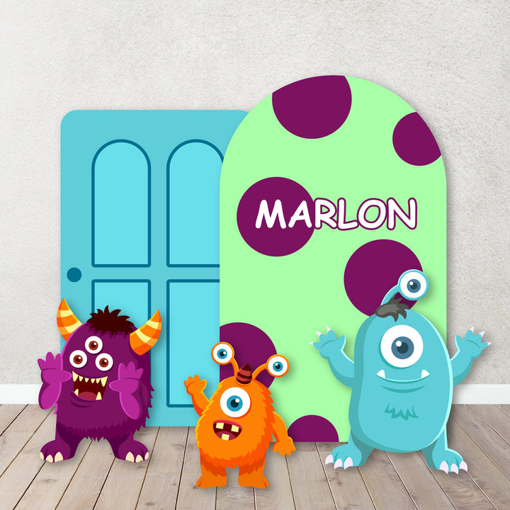 Characters Monster PROPS Cutouts Foam Board for Birthday Parties, Decorations, Backdrops, Boo theme party.Items sold Separately