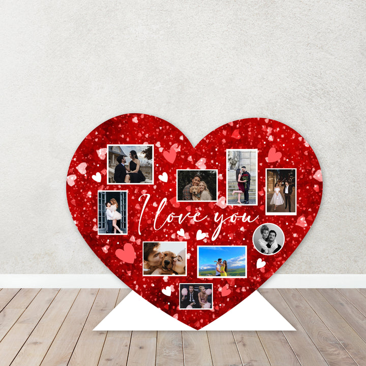 Jumbo San Valentine's Day Heart PROP in Foam Board | Picture collage heart board, Decorations, Valentines, Galentine's Day.