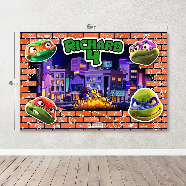 Characters/Custom Banner Birthday Parties Decorations,Background theme party. Full Color Custom Vinyl Banners. Blocks Heads Themed party