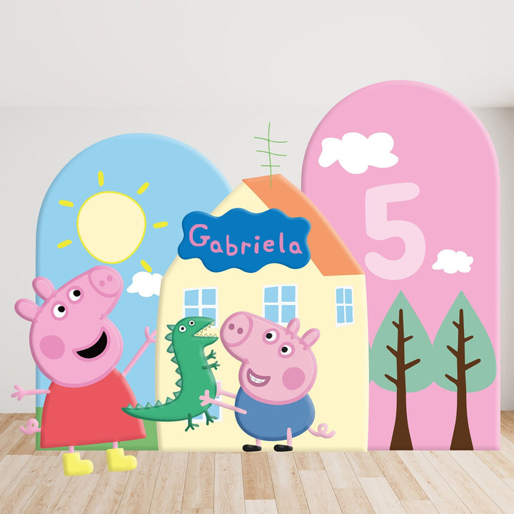 Characters/Custom PROPS Cutouts in Foam Board for Birthday Parties, Decorations, Backdrops, Inspired Peppa Pig theme party