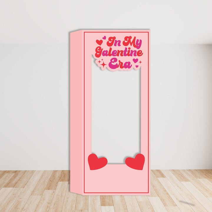San Valentine's|Galentine's Day Box Photo Booth No Backing. Life Size Heart Photo Booth. Kissing Booth V-day Celebration Photo Booth