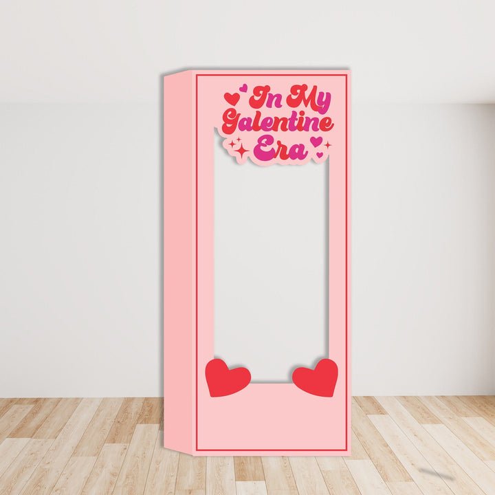 San Valentine's|Galentine's Day Box Photo Booth No Backing. Life Size Heart Photo Booth. Happy Valentine's Celebration Photo Booth