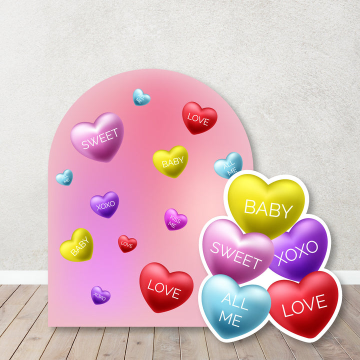 Jumbo San Valentine's Day Heart PROP in Foam Board | Picture collage heart board, Decorations, Valentines, Galentine's Day.