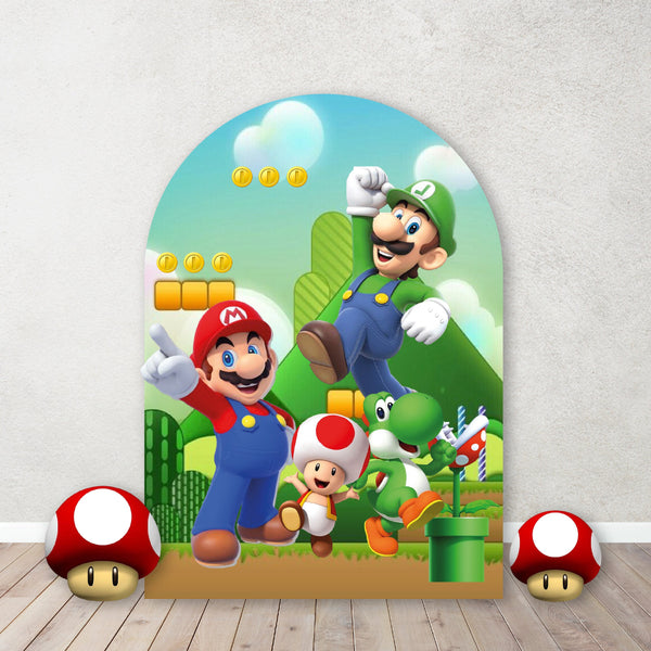 Characters/Custom PROPS Cutouts in Foam Board for Birthday Parties, Decorations, Backdrops, Inspired Mario Background theme party