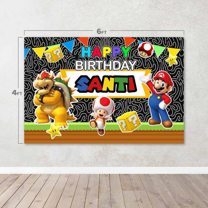 Characters/Custom Banner Birthday Parties Decorations,Background theme party. Full Color Custom Vinyl Banners. Blocks Heads Themed party